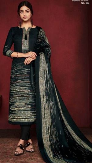 Belliza by Al Marina Pure Pashmina Digital Printed Dress Material collection. 
