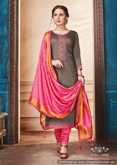 kessi by Zanzar Jam Silk party wear  Dress Material collection. 