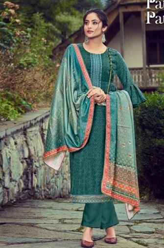 Alok by Patan Patola Pure Wool Pashmina Designer Dress Material collection. 