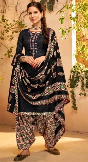 Alok present Shan E Punjab Pure Pashmina Designer Dress Material catalogue