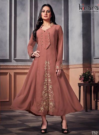 Kirara present Panache Rich Look Party Wear Kurti catalogue