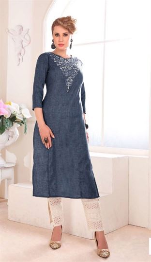 Vastra moda present pearl vol 1 designers kurtis catalogue.