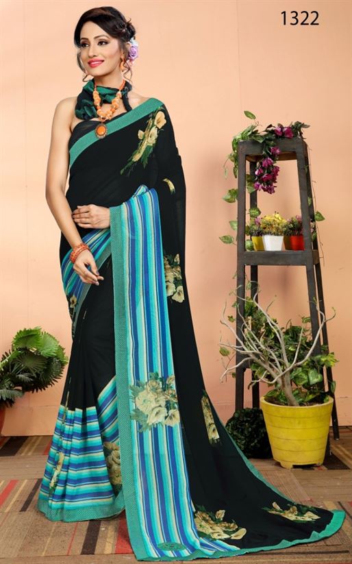 Haytee present Colors vol 41 Fancy Running Wear Printed Sarees catalogue