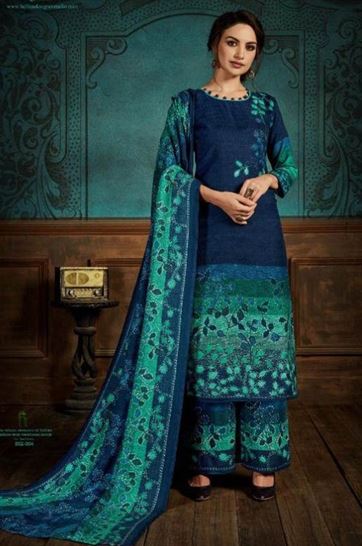 Belliza present Zubeda vol 2 Stitched Pure Pashmina Digital Printed Dress