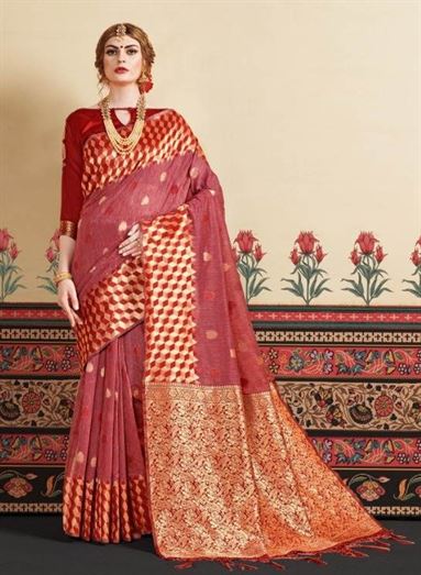 Ynf by Kranti Silk linen Art Silk Sarees Collection