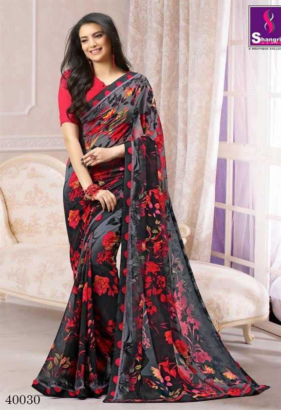 Shangrila present Inox vol 8 Fancy Printed Saree catalogue. 