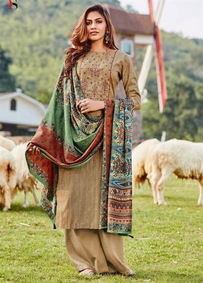 Deepsy present   Khwab Jam Cotton Designer Dress Material