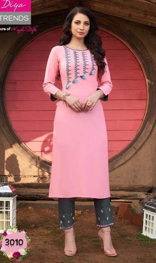 Diya Trends Globus City Vol 3 Designer Kurti With Shrug And Bottom