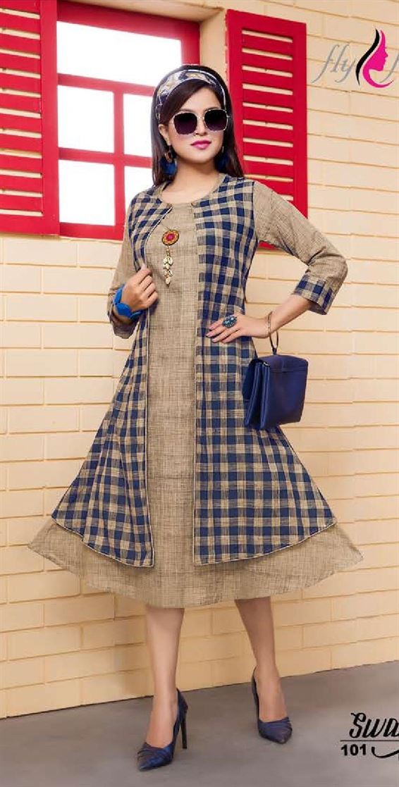 Fly Free by Swag Cotton Kurti With Koti catalogue