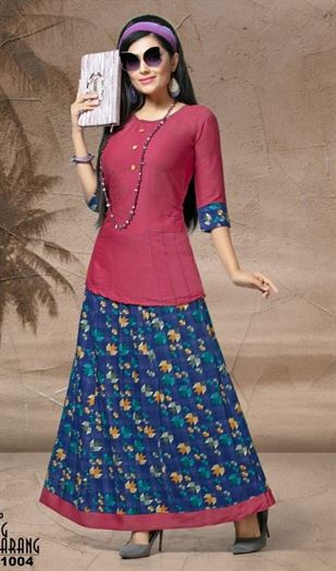 Kinti present Rang tarang vol 10 Skirt and Top catalogue