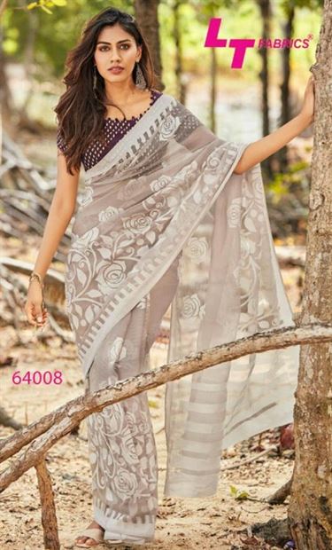 Lt  by Ishira Rich Look Brasso Saree Collection