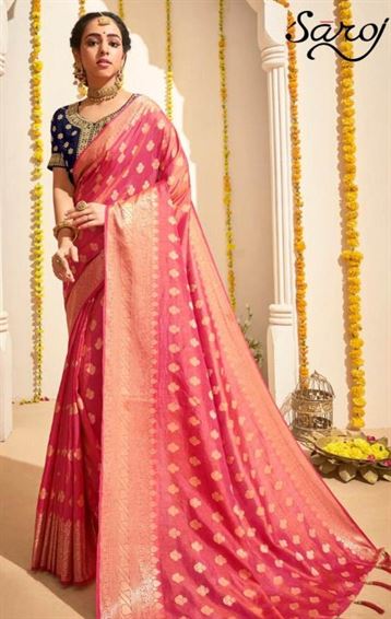 Saroj by Anokhi Designer Sarees catalogue. 