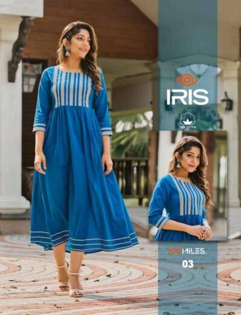100 Miles Iris Fancy Kurti