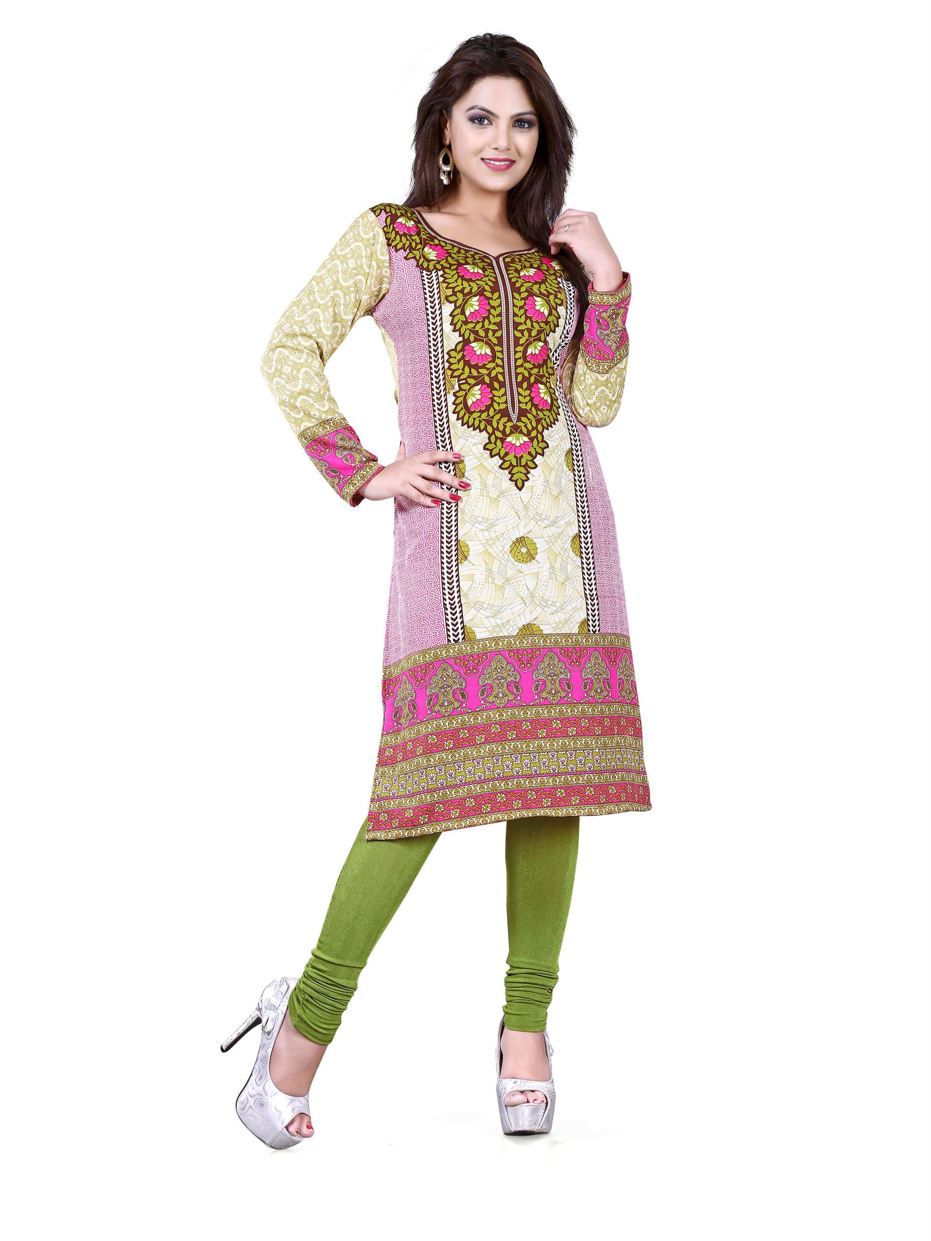 Fancy designer creap kurtis