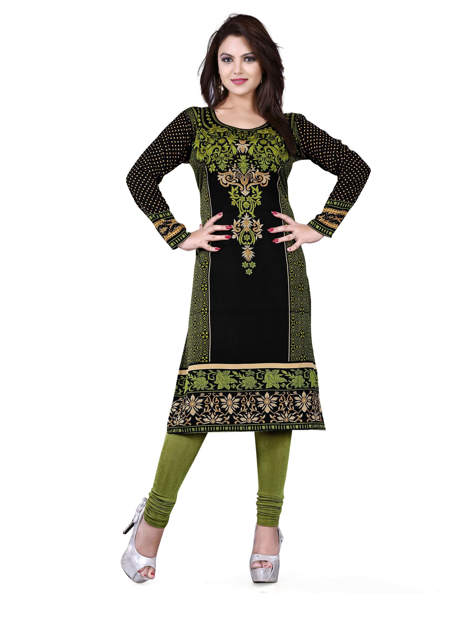 Exclusive printed creap kurtis