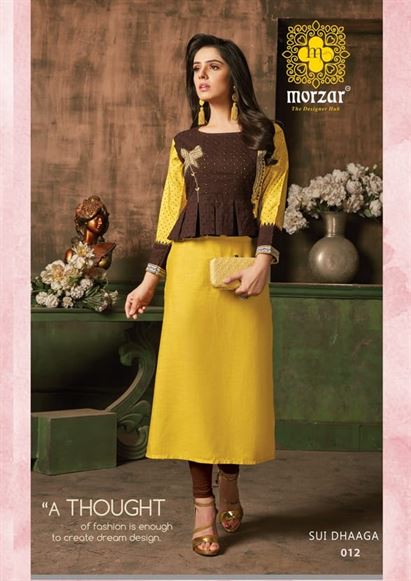 sui dhaaga morzar casual ware kurti set