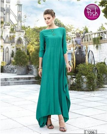 Posh Eva 2 party wear gown set