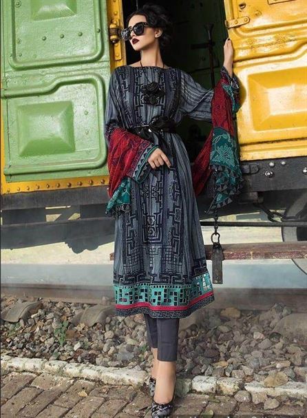 Deepsy Maria B Cotton pakistani salwar kameez catalogue
