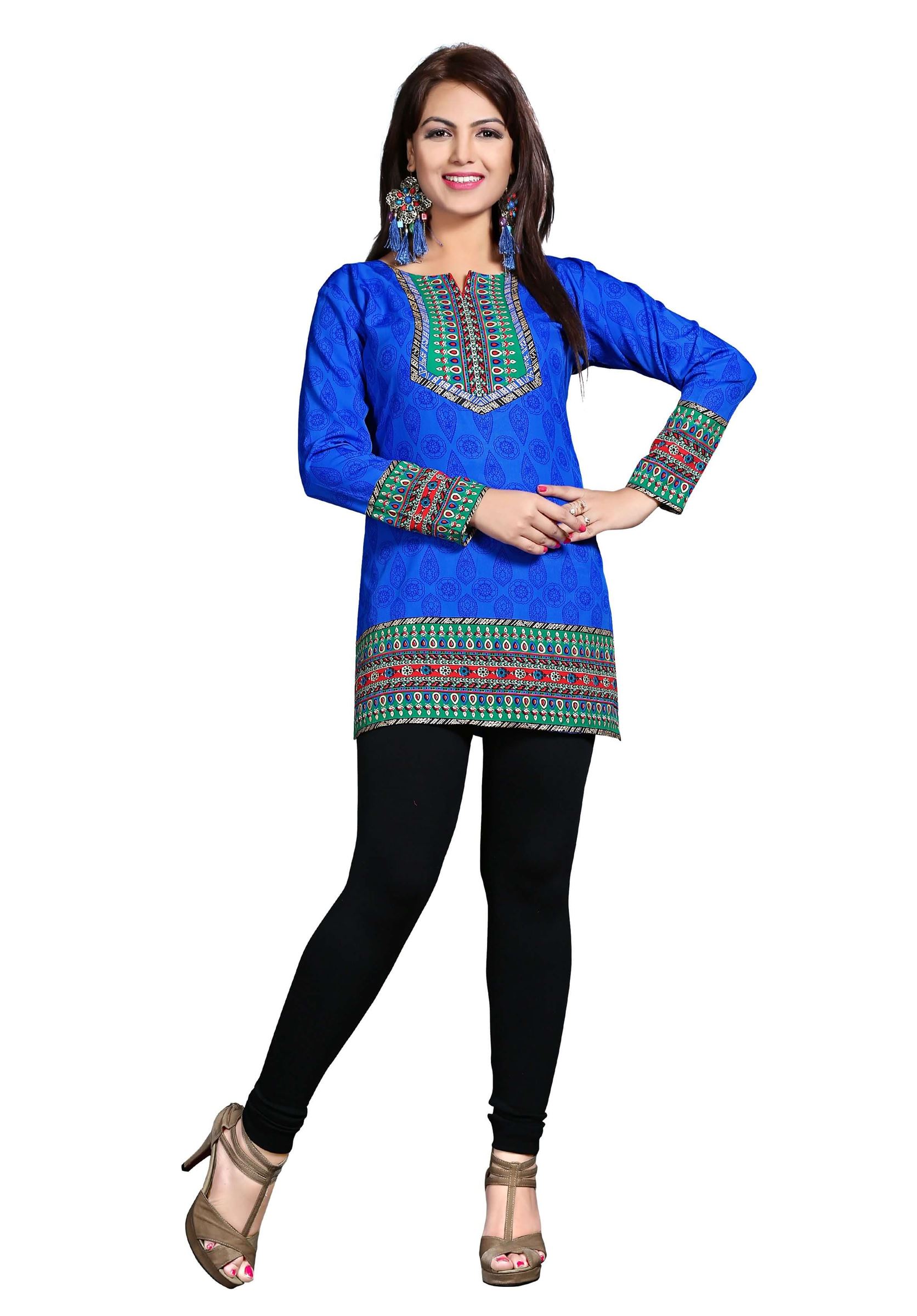 Buy Short printed kurtis at INR 2290 online from Wholesale Textile ...