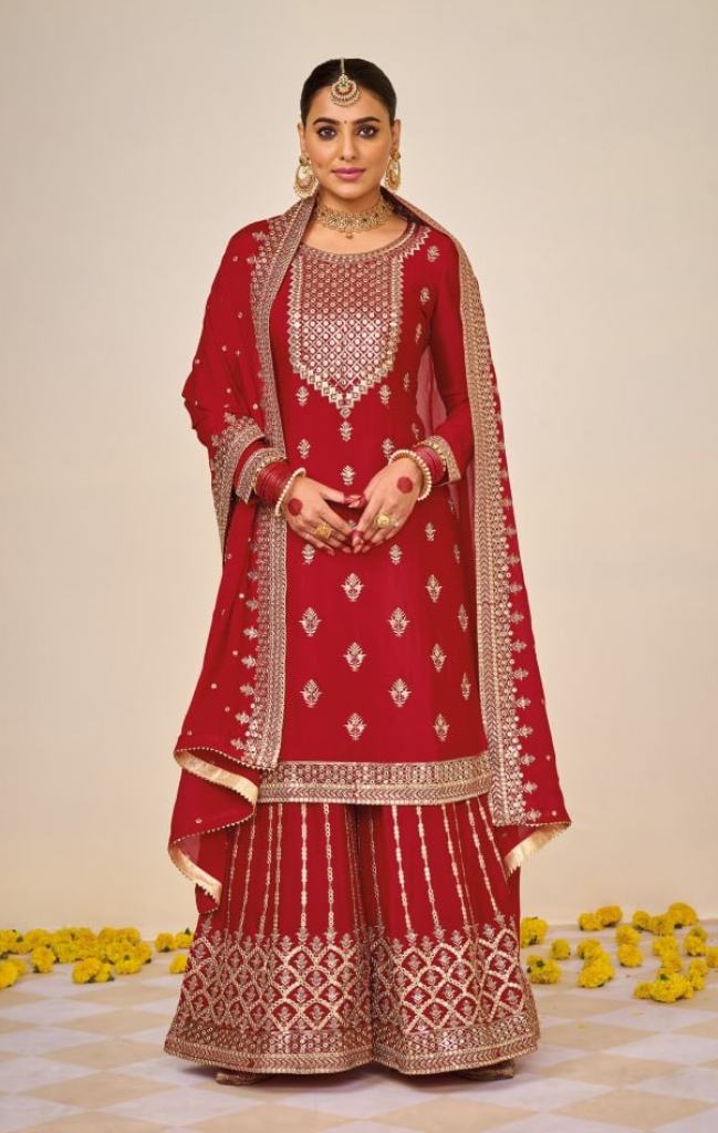 1499 Master Color Designer Georgette Embroidery Suit Collection 