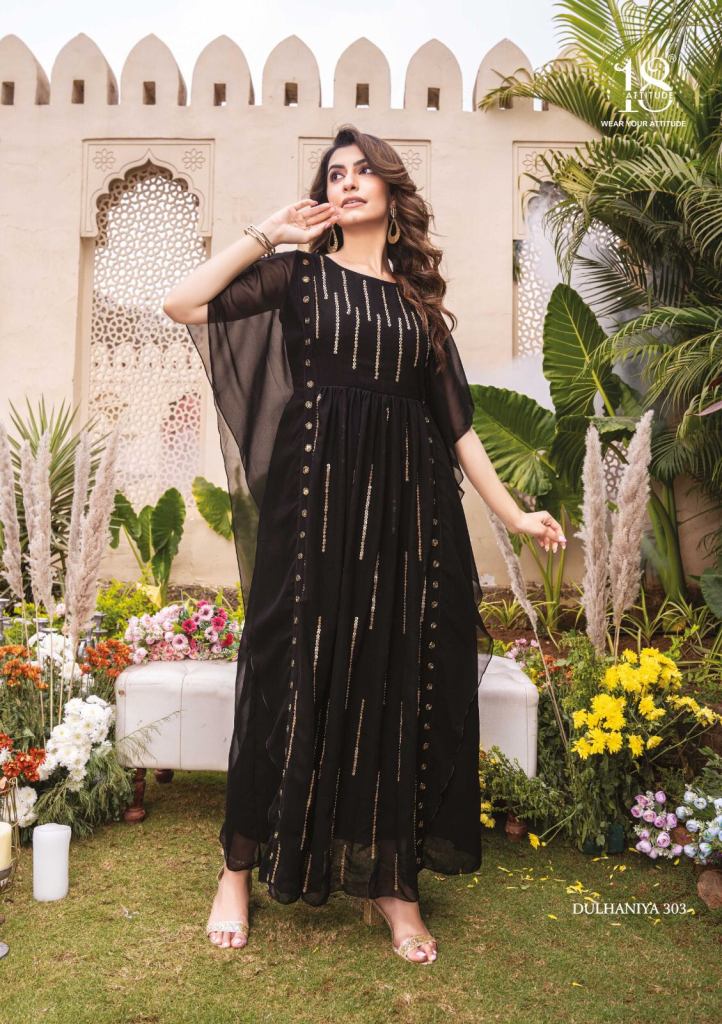 18 Attitude Dulhaniya Vol 3 Occasional Georgette Designer Kurti Collection