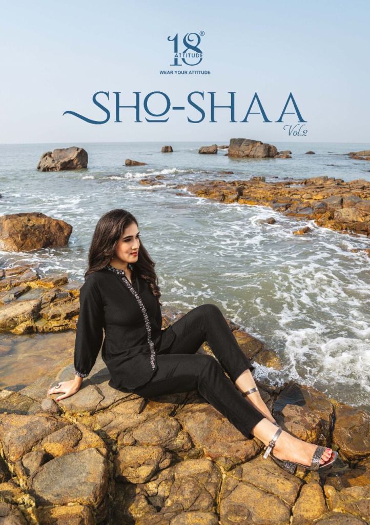  18Attitude  Sho-Shaa vol  2 Exclusive Cord set Fancy Top  Bottom collection 