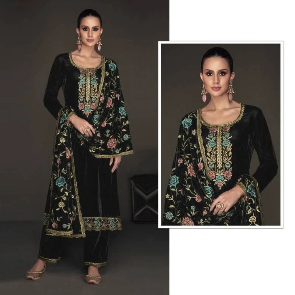 2010 Pure Viscose Velvet Pakistani Salwar Kameez