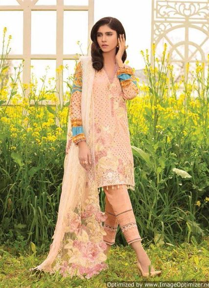 Rangreza Lawn vol 19 by saaniya cotton salwar suit 