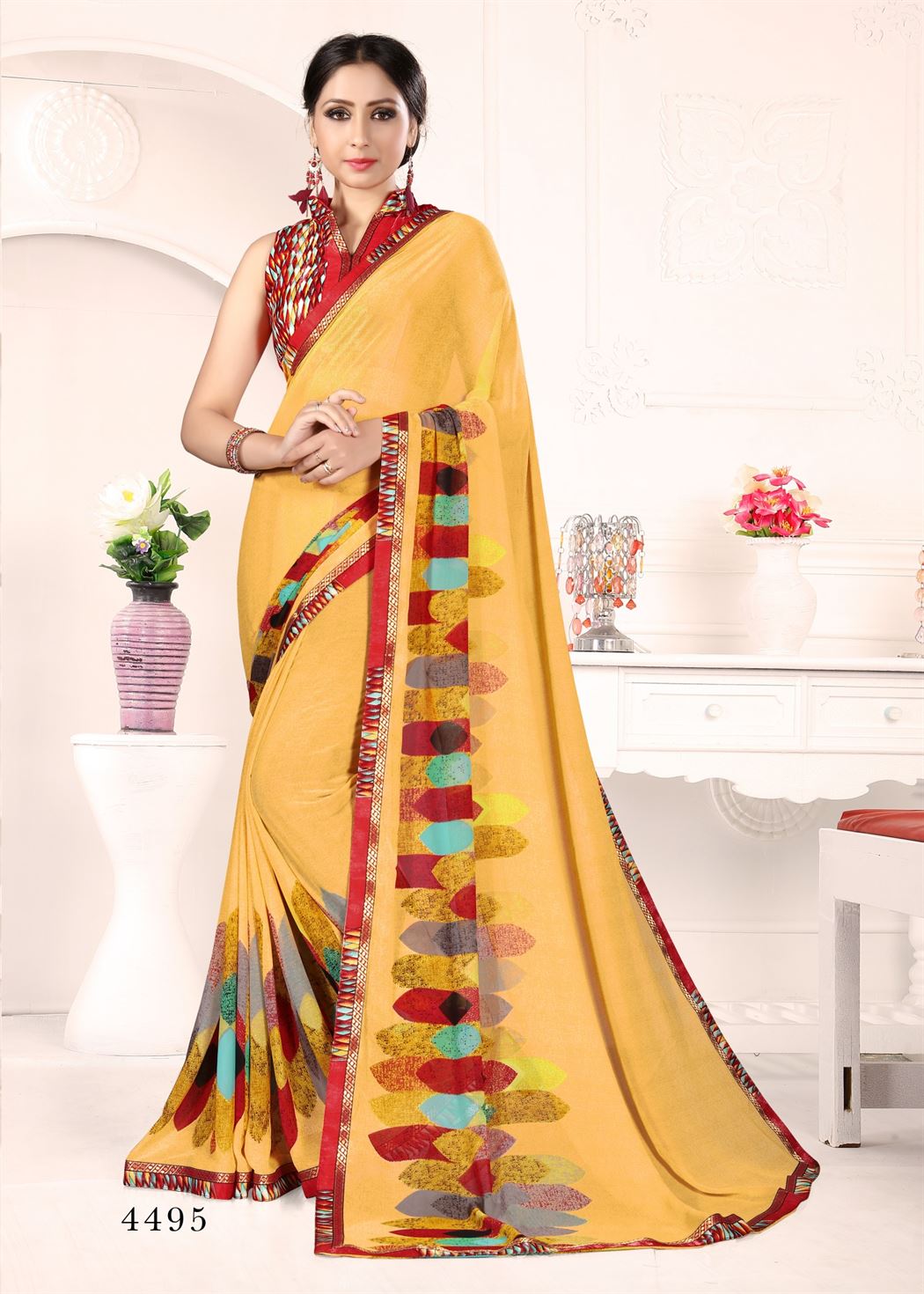 latest daily wear saree