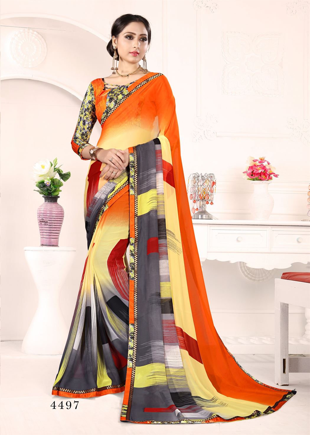 latest daily wear saree