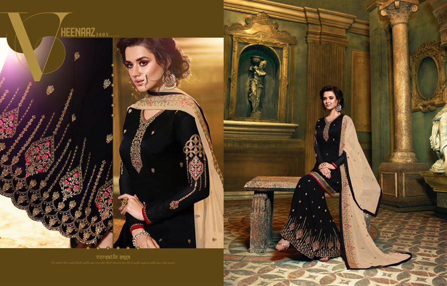 Heenaz vol 56 lahenga suit catalogue      