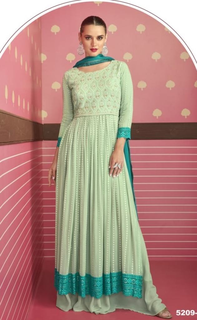 5209 Master Color Georgette Embroidery Suit Collection