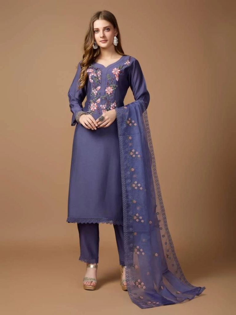 9Star Fashion Peri Peri Kurti Bottom With Dupatta