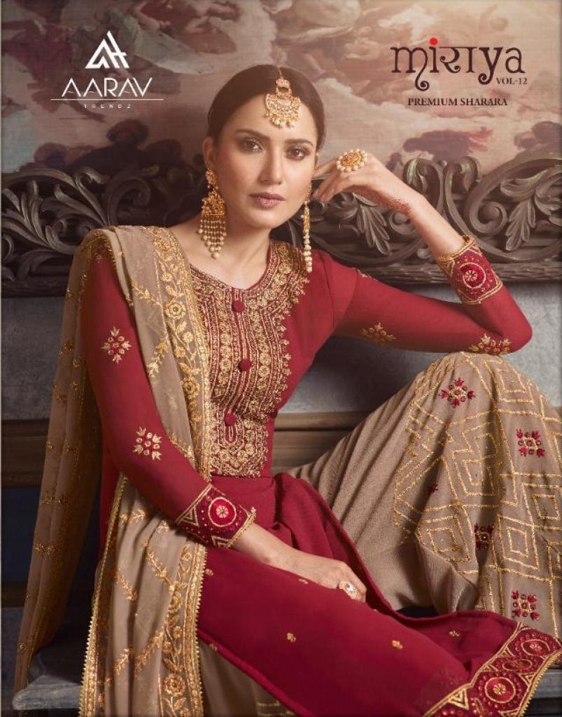 AARAV MIRAYA 12 GEORGETTE EMBROIDERED