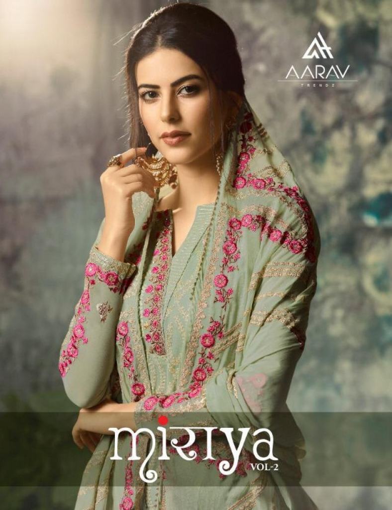 AARAV MIRAYA 2 REAL GEORGETTE AND ELEGANT EMBROIDERED