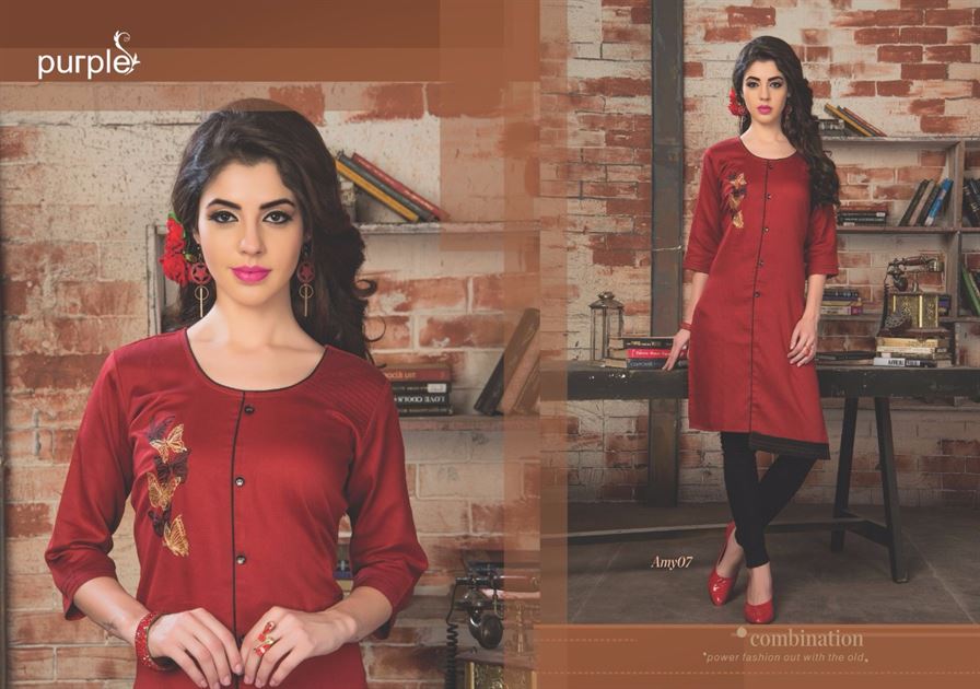 Buy Purple Kurta Suit Sets for Women by HEEPOSH Online | Ajio.com