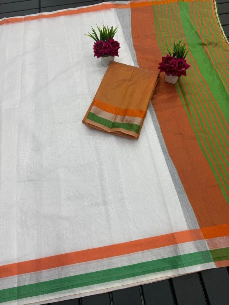 Aab Tiranga Soft Silk Republic Day Saree Collection