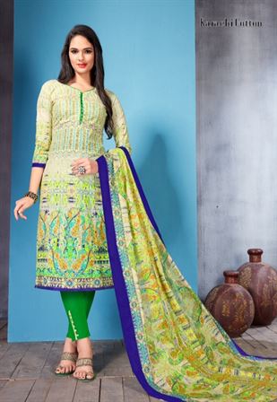 Karachi : Aafiya Dress Materials Catalogue