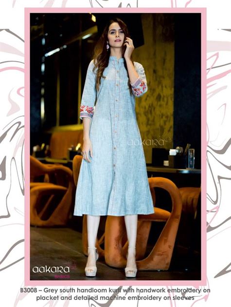 Buy Basics Vol 3 Aakara Kurti Catalogue at INR 4512 online from Wholesale Textile DESIGNER KURTIS WHOLESALE Basics Vol 3 Aakara