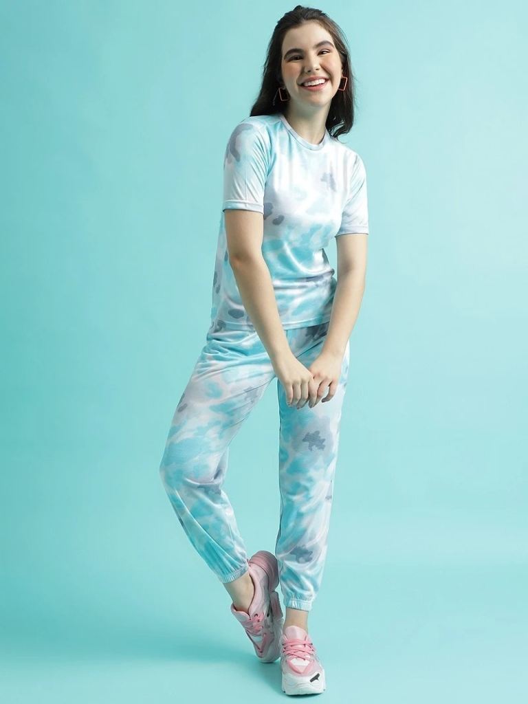 Aakruti Vol 65 Tie Dye Tshirt With Jogger