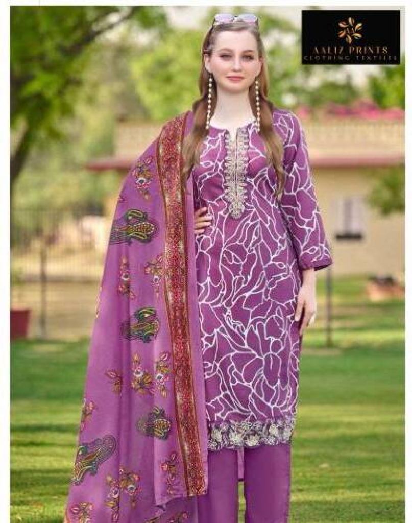 Aaliz Adan Libas Patch Vol 2 Digital Printed Dress Material