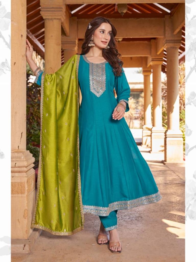 Aanchi Aarohi  Kurti Bottom With Dupatta