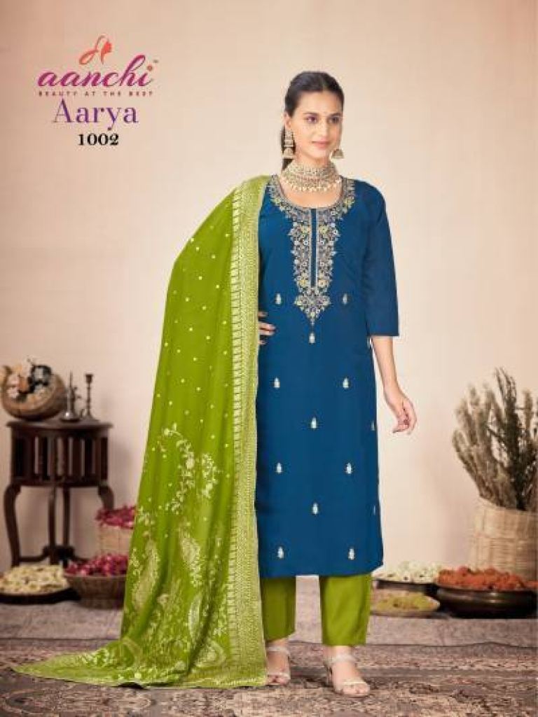 Aanchi Aarya Kurti Bottom With Dupatta
