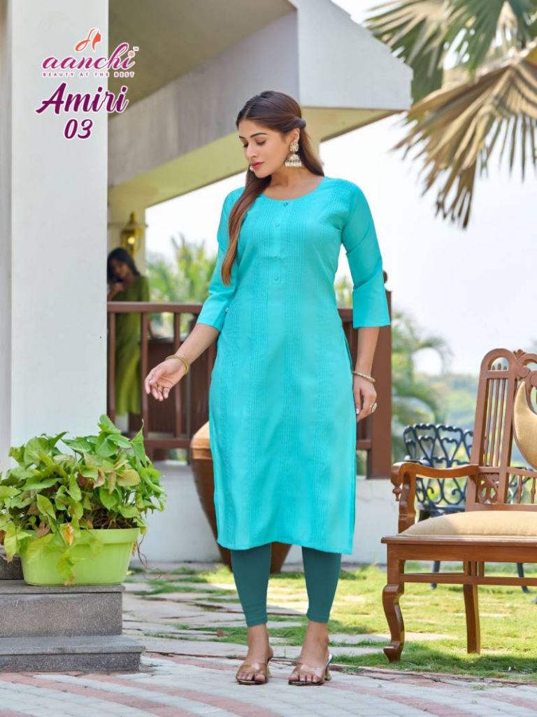 Aanchi Amiri Casual Wear Kurti