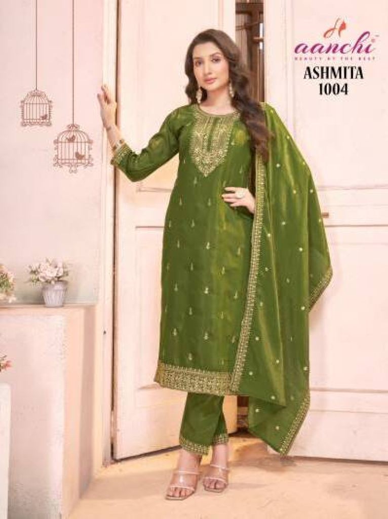 Aanchi Ashmita Kurti Bottom With Dupatta
