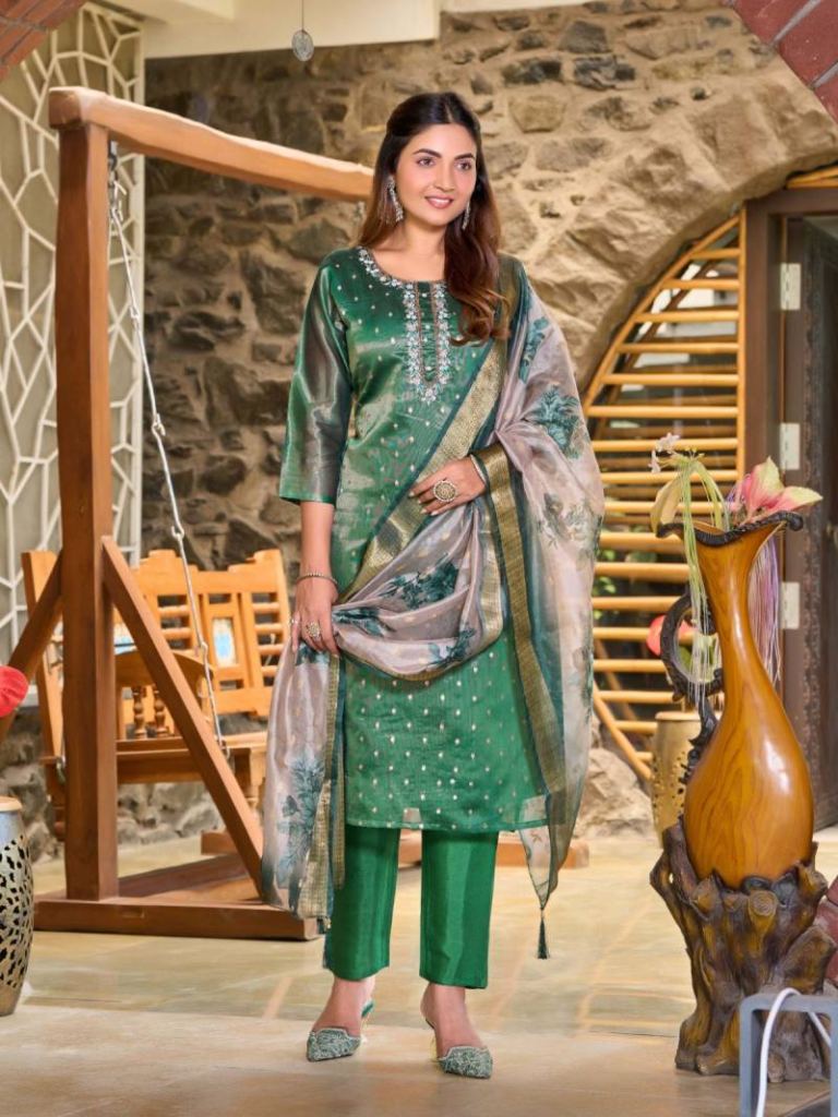 Aanchi Camel Kurti Bottom With Dupatta