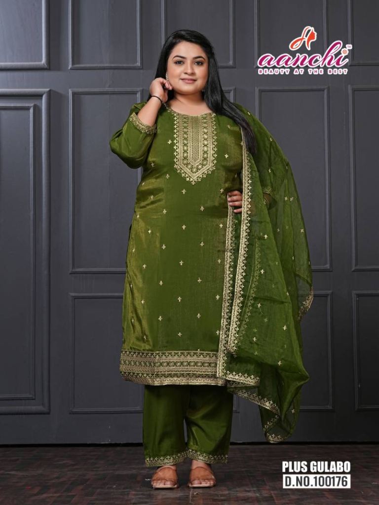 Aanchi Plus Gulabo Kurti Bottom With Dupatta