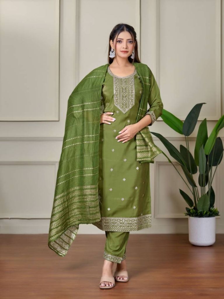 Aanchi Plus Rachna Kurti Bottom With Dupatta