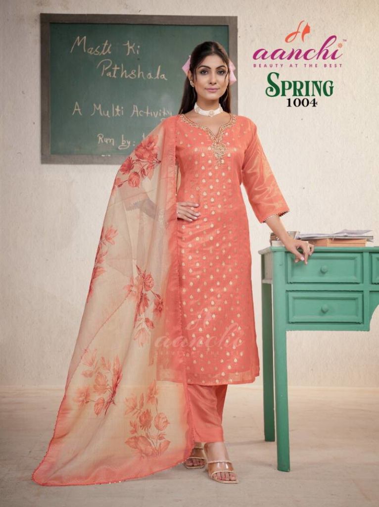Aanchi Spring Fancy Kurti Set 