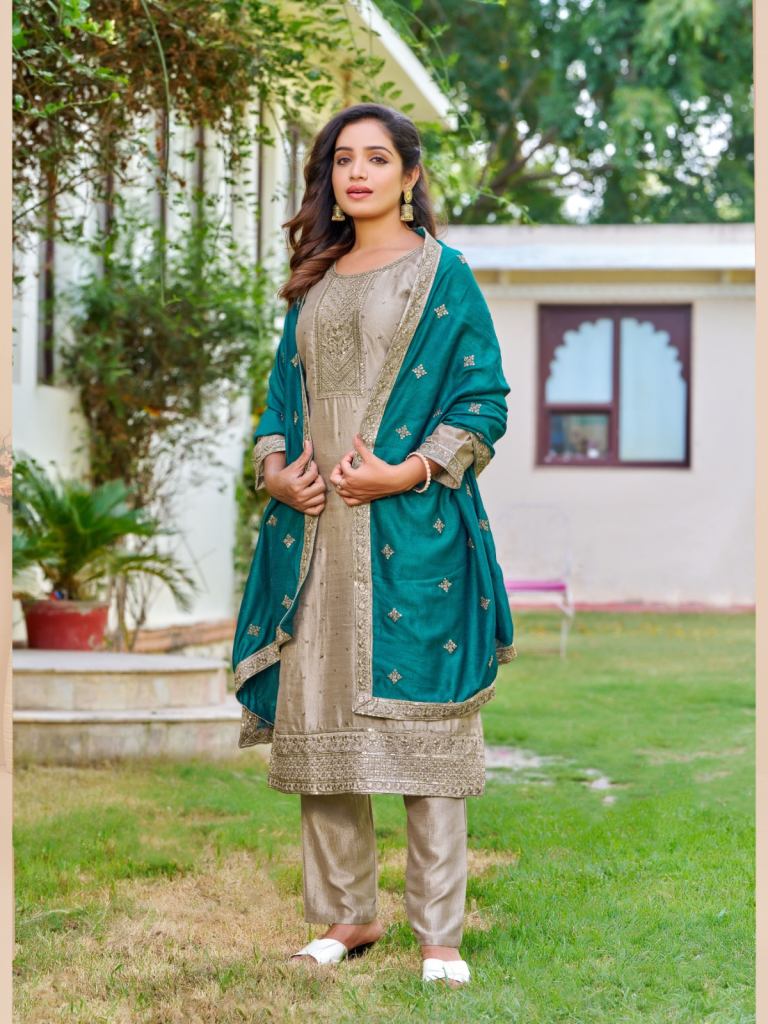Aanchi Vidhi Kurti Pant And Dupatta